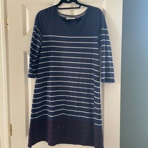 Navy and Maroon Max Studio shift dress - size medium